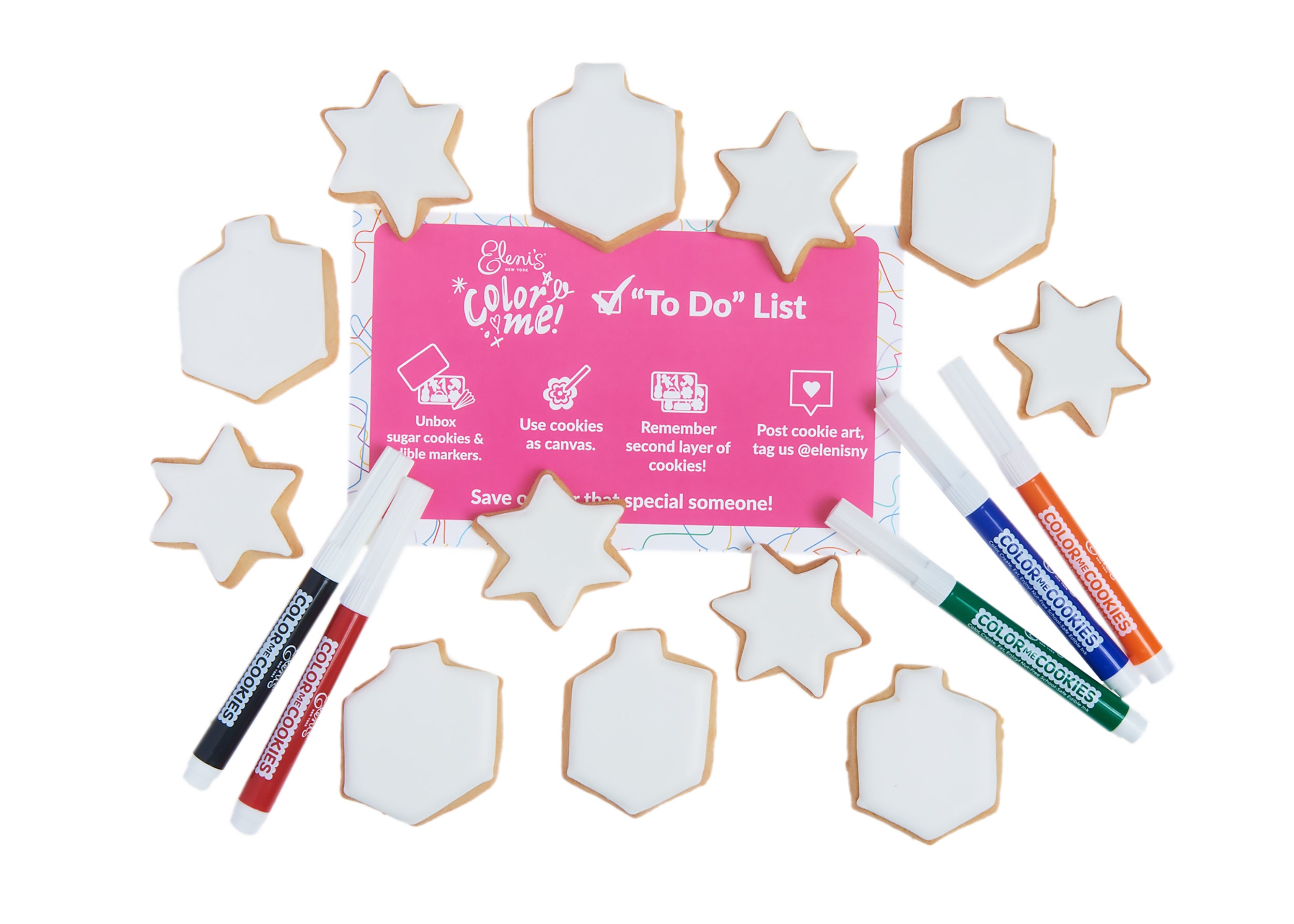 Color Me! Hanukkah Cookie Gift Tin