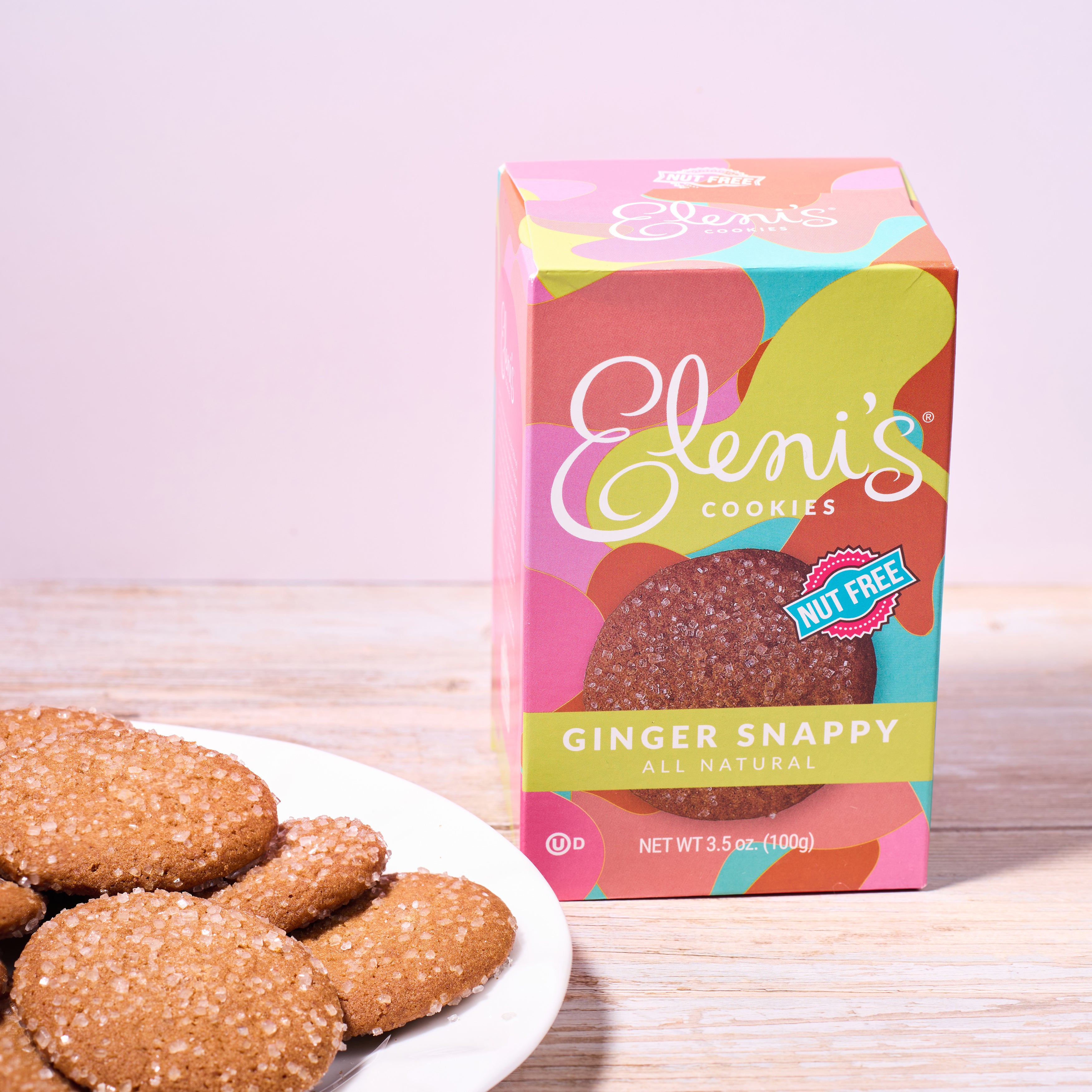 Ginger Snappy Crisp Cookie - 6 Pack