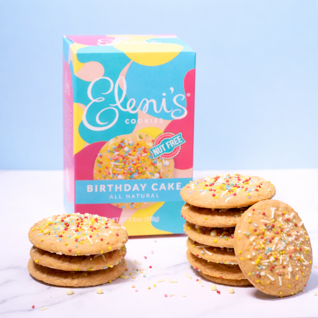 Birthday Cake Crisp Cookie - 6 Pack