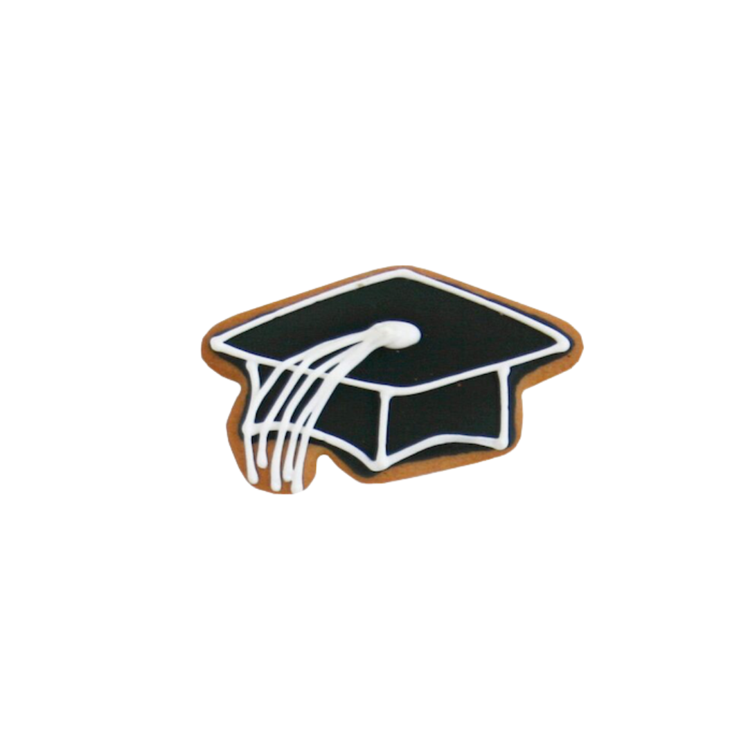 Individually Wrapped Graduation Cap Cookie