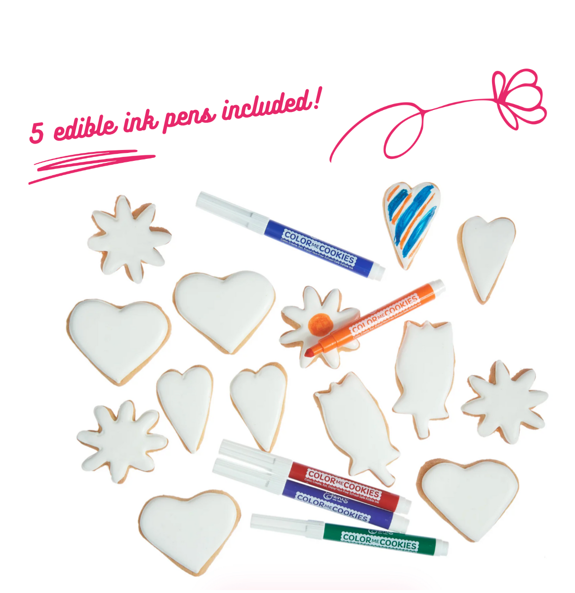Color Me! Hearts and Flowers Gift Tin