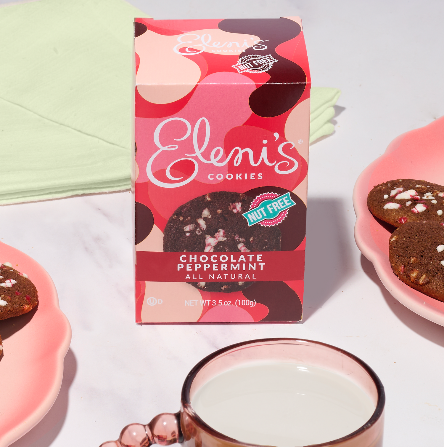 Chocolate Peppermint Cookie Box