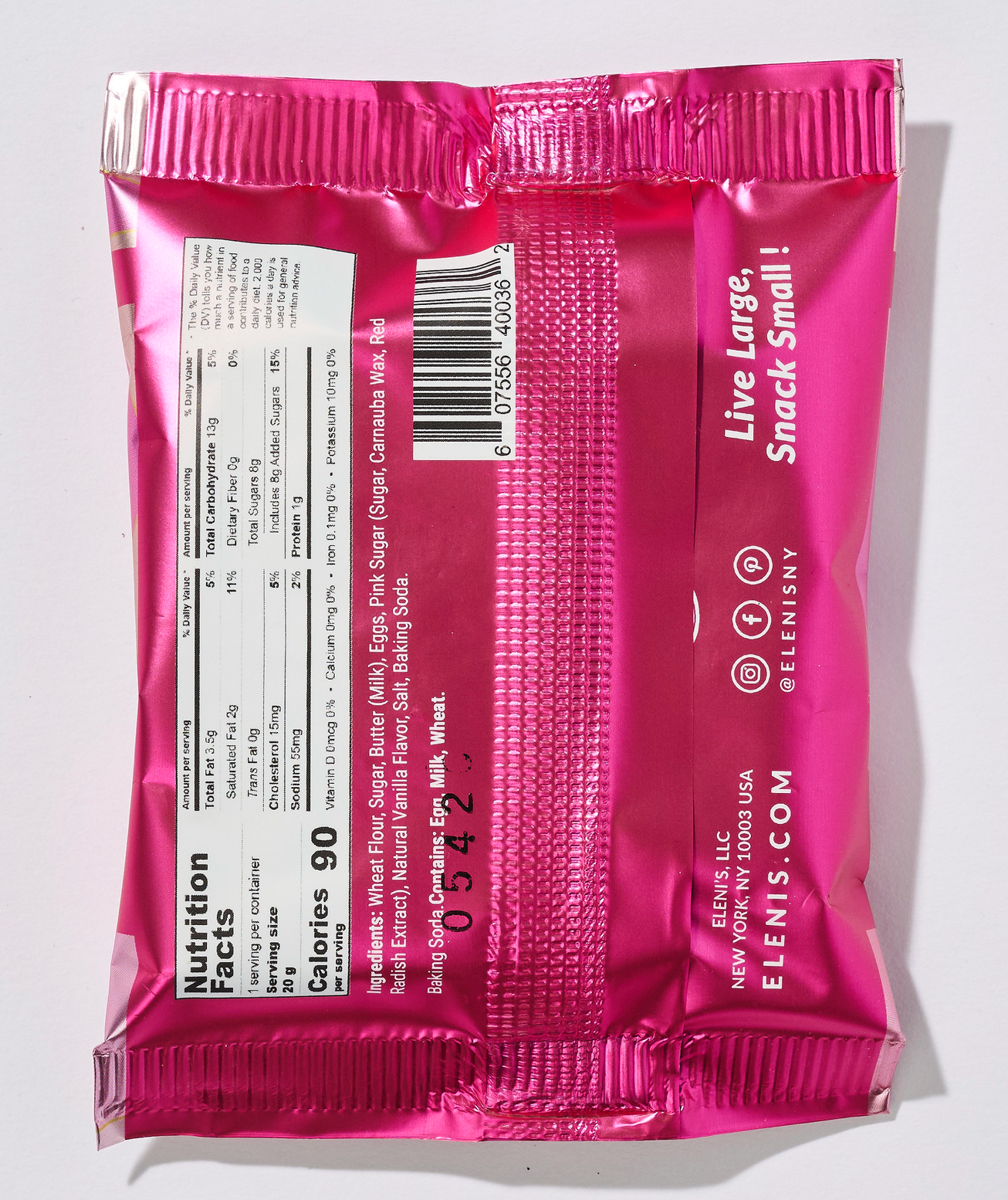 Pink Sugar Cookie Snack Pack Box