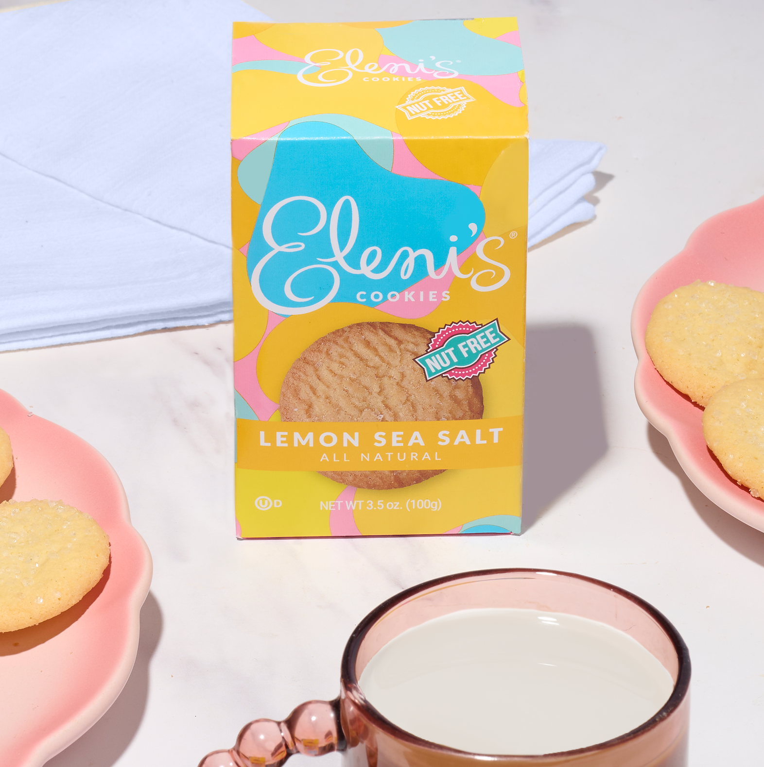Lemon Sea Salt Crisp Cookie - 6 Pack