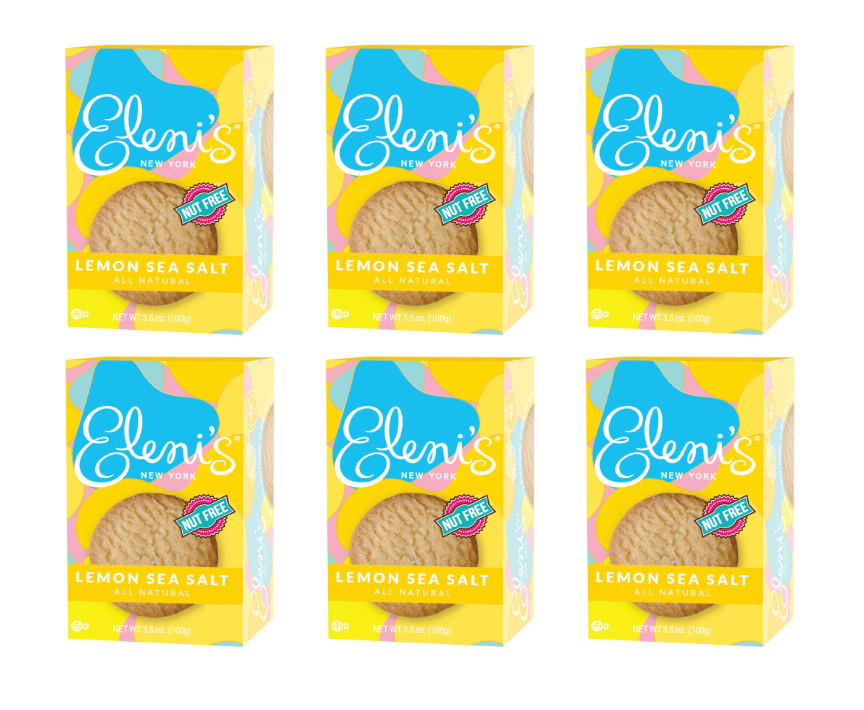 Lemon Sea Salt Crisp Cookie - 6 Pack