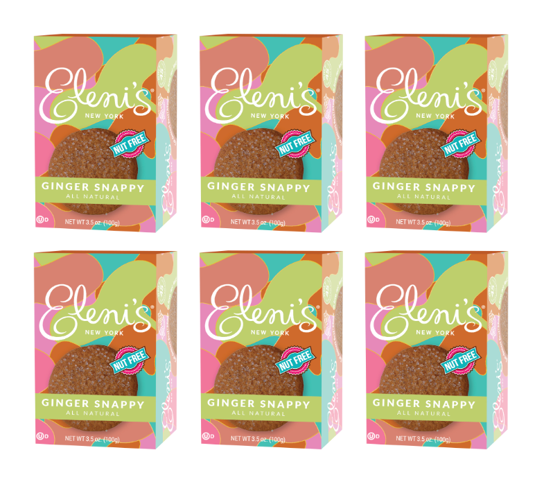 Ginger Snappy Crisp Cookie - 6 Pack