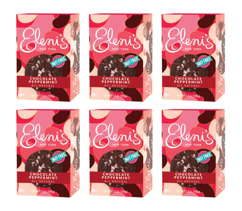 Chocolate Peppermint Cookie Box