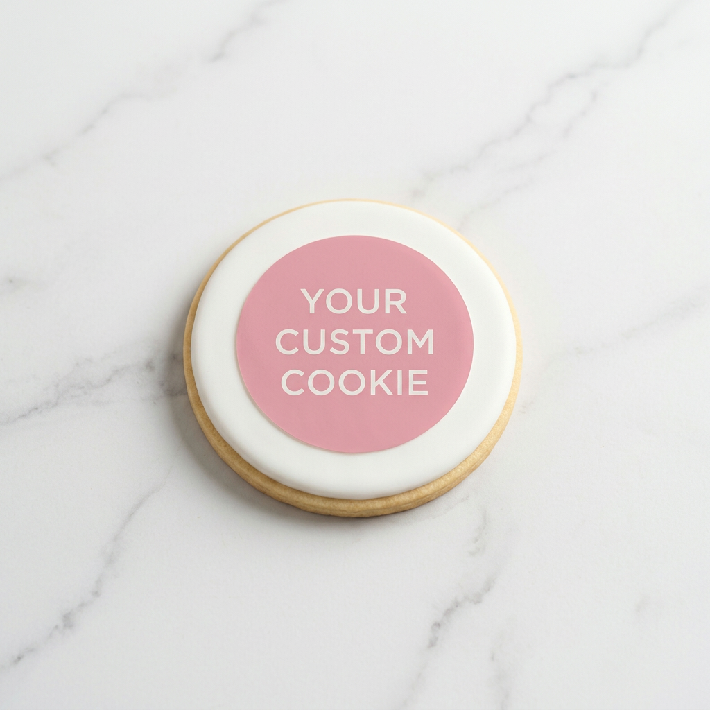 Custom Photo Cookie - Circle