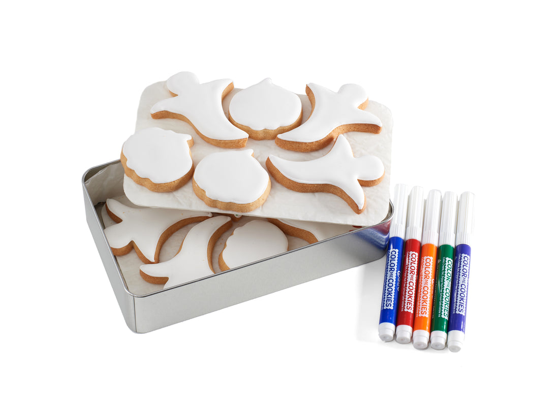 COLOR ME! Halloween Cookie Gift Tin