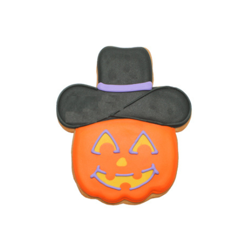 Cowboy and Cowgirl Pumpkin Cookie