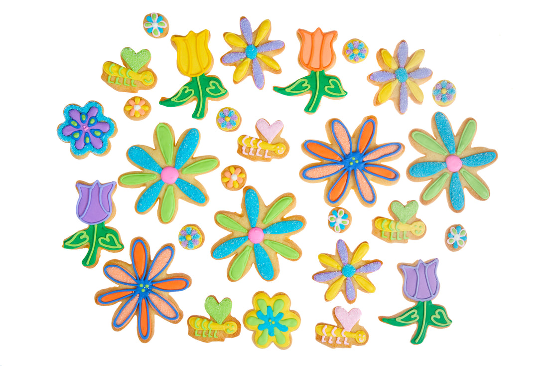 Vibrant Flowers Gift Tin