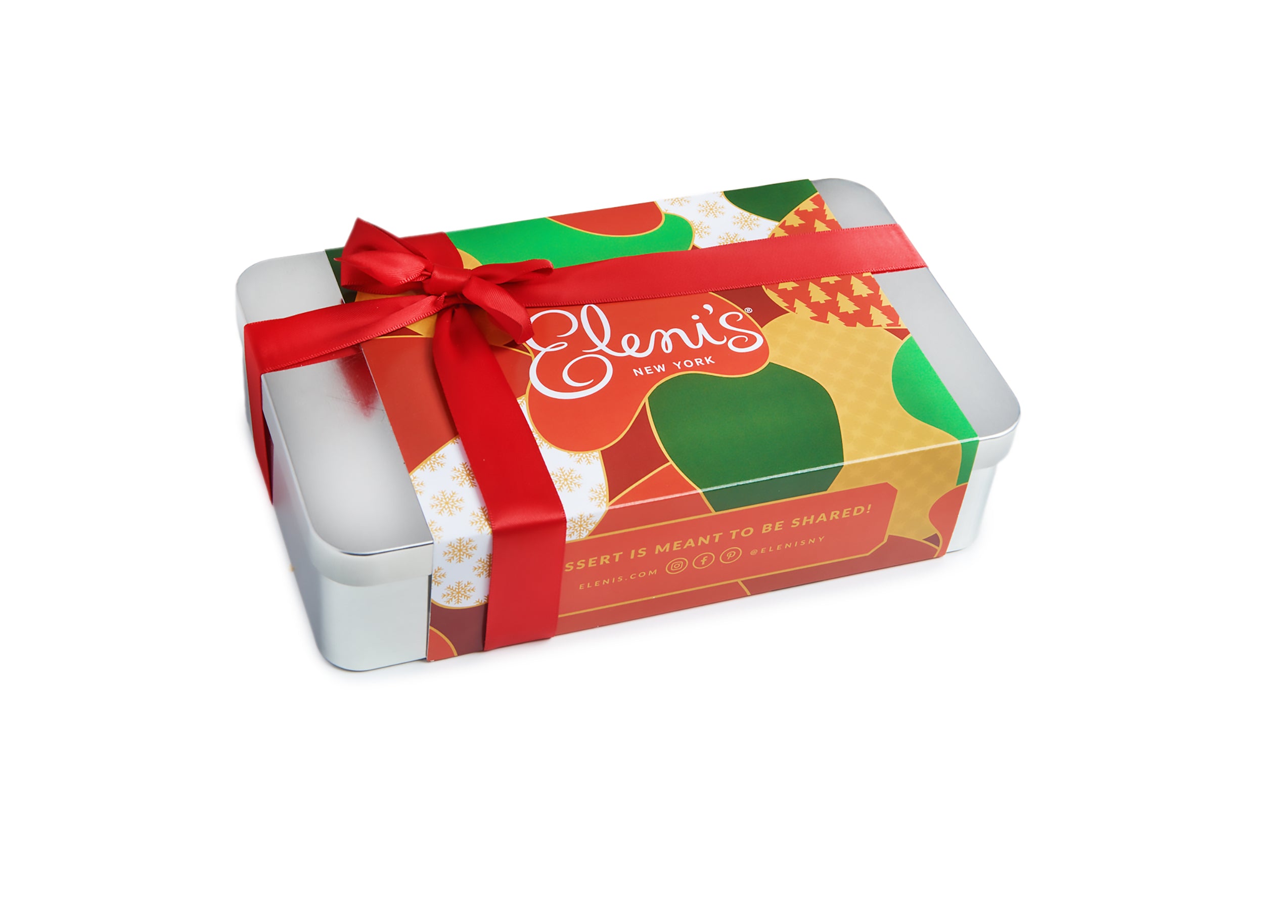 Holiday Puppy Cookie Gift Tin