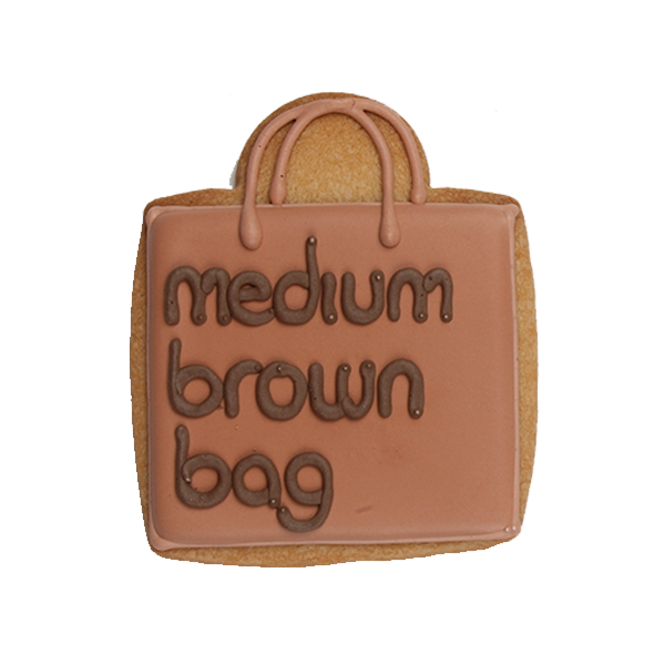 Custom Bloomingdale's Brown Bag Party Favor 