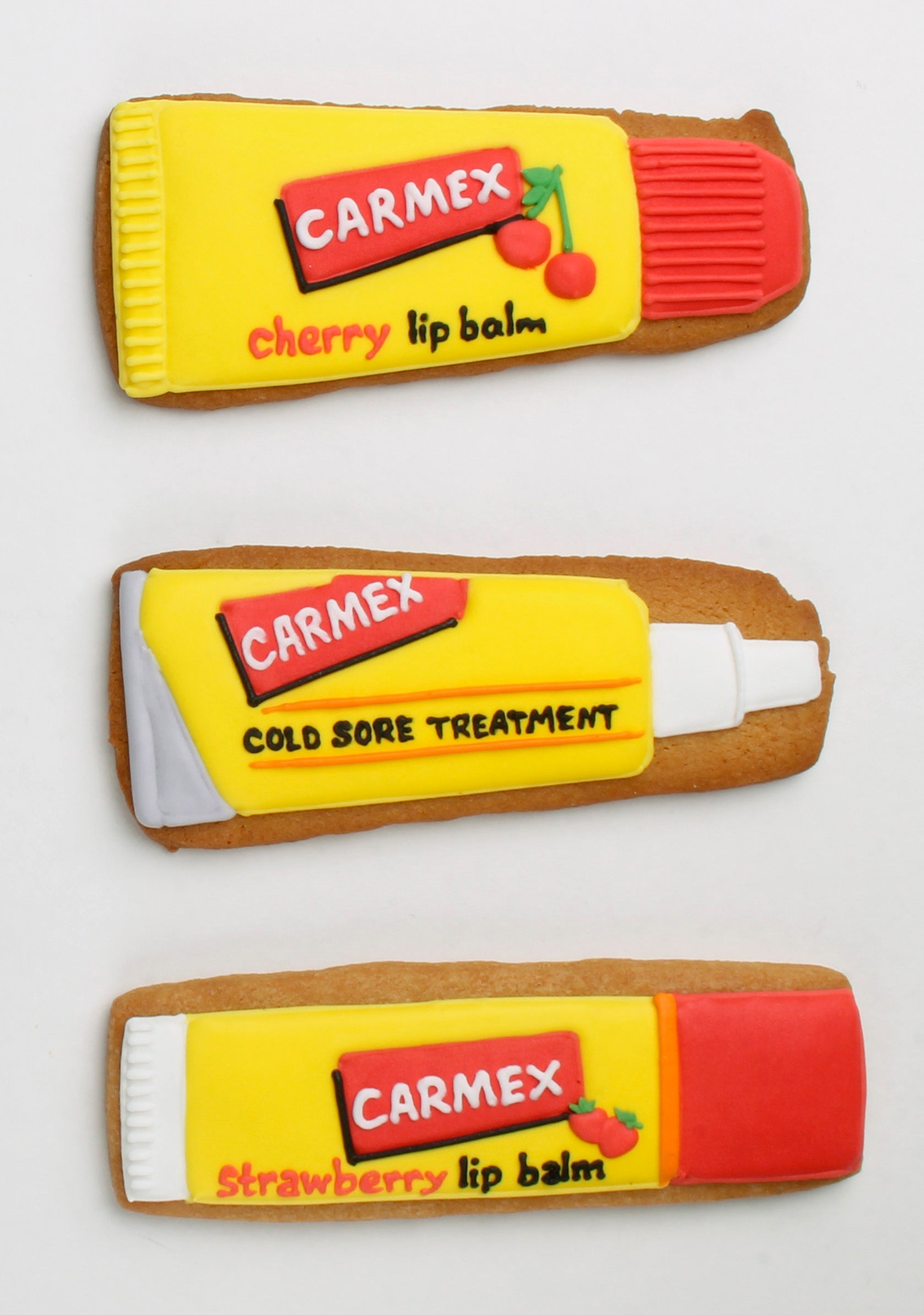 Custom Carmex Lip Products Party Favor Cookie