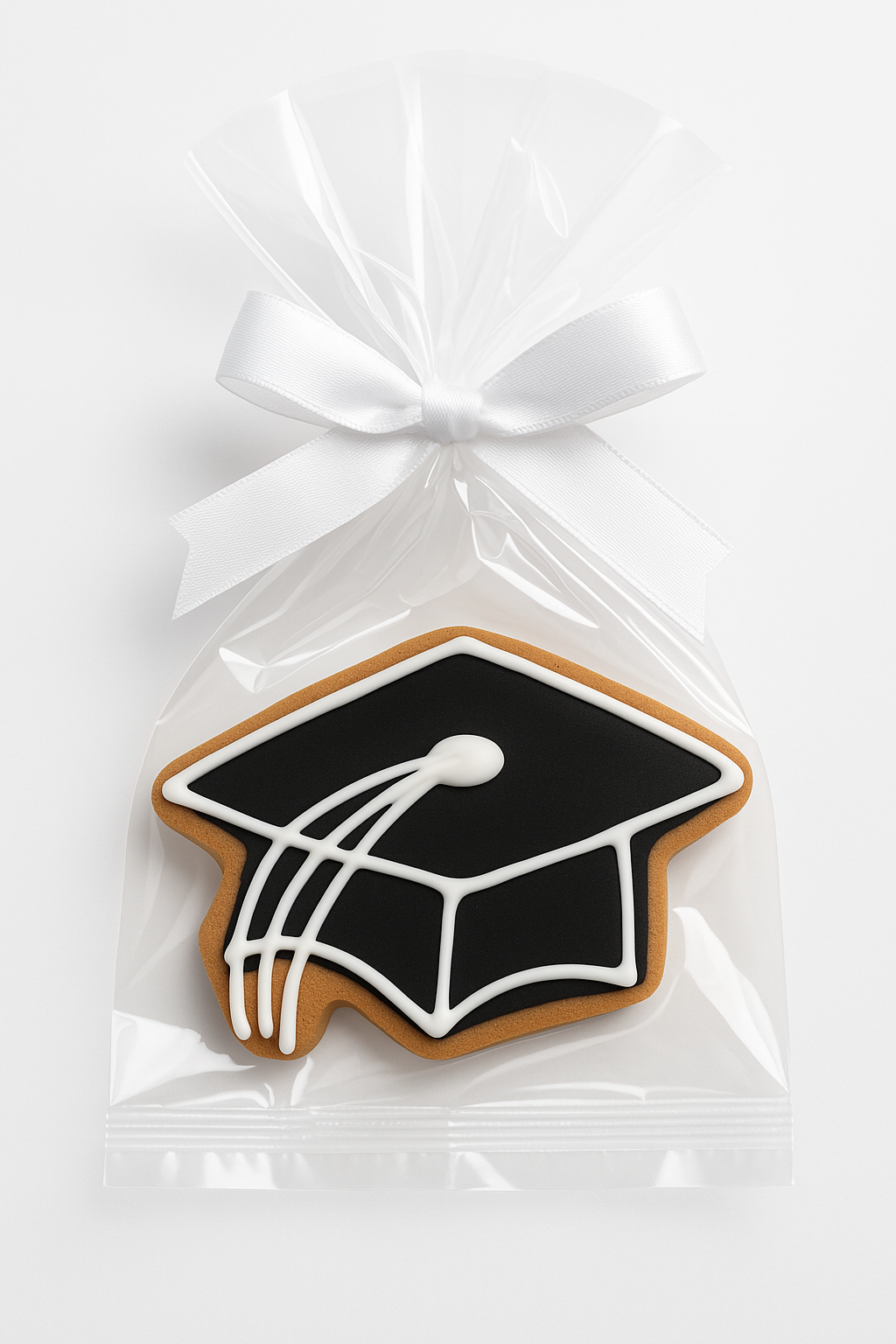 Individually Wrapped Graduation Cap Cookie