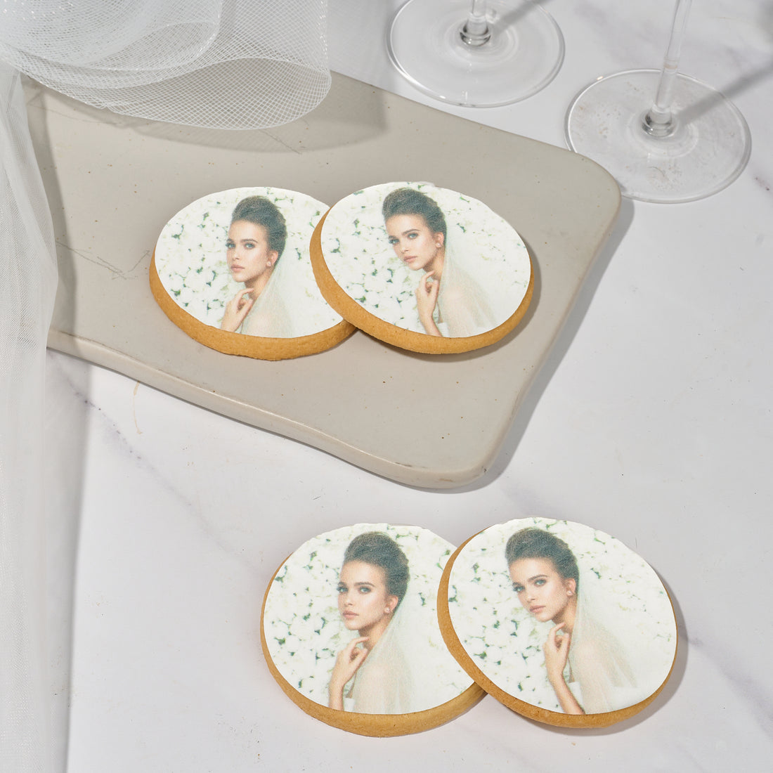 Wedding Photo Cookies