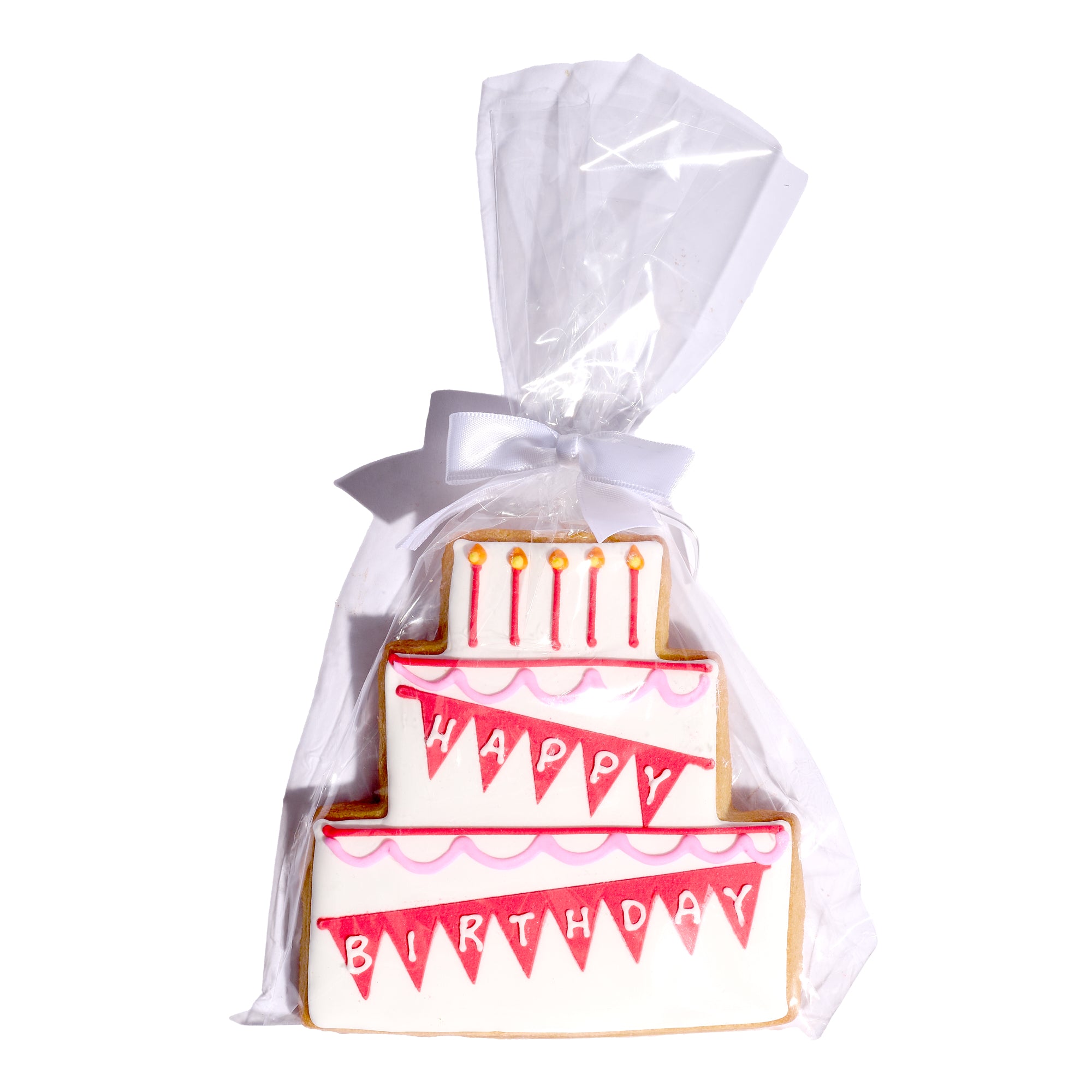 Red Birthday Cake Party Favor