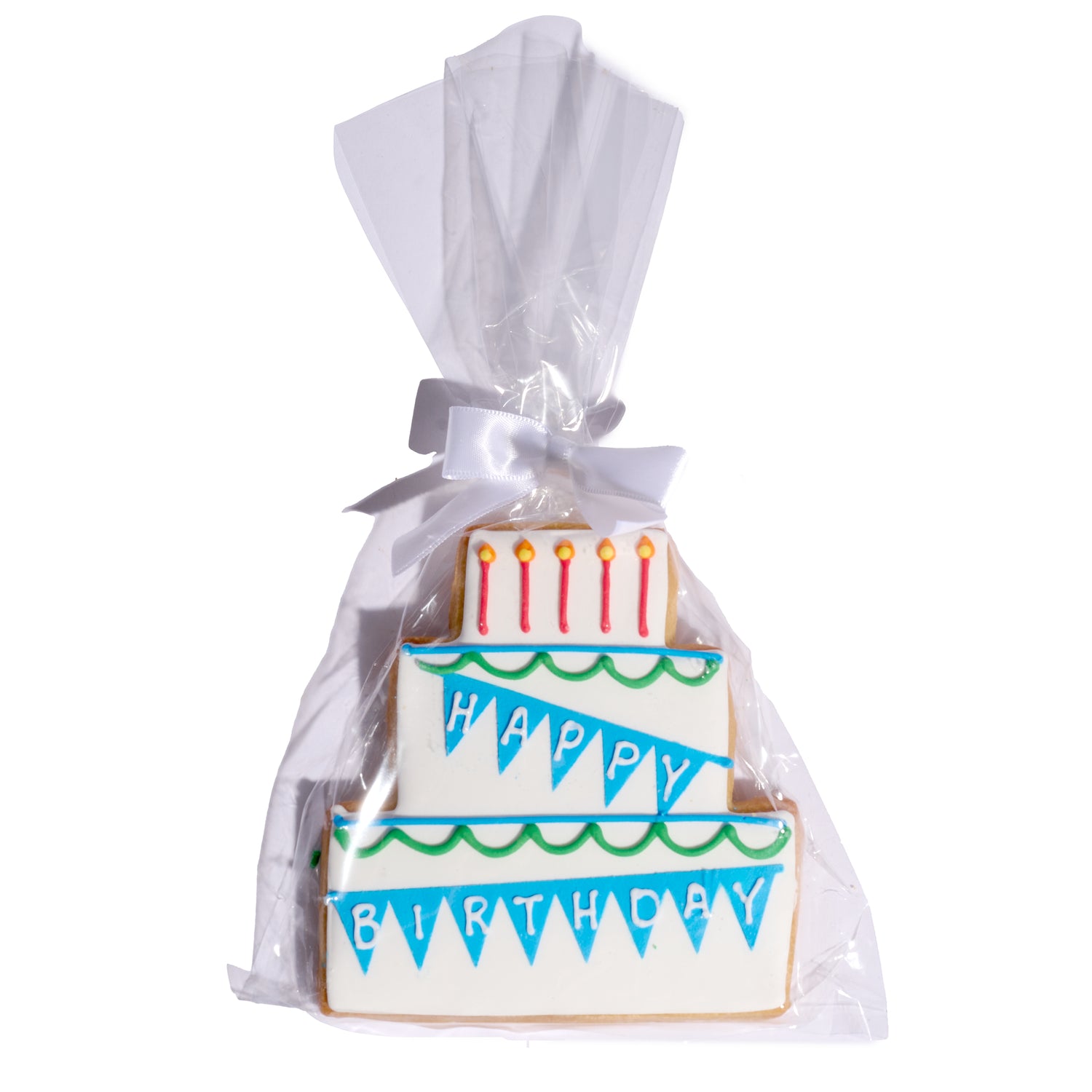 Blue Birthday Cake Party Favor