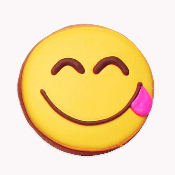 Custom Emoji Smile Face Party Favor Cookie