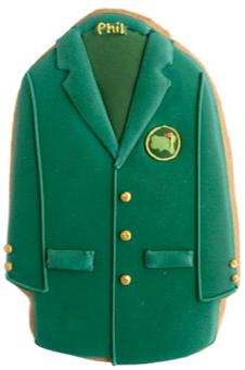 Custom Masters Green Jacket Party Favor Cookie