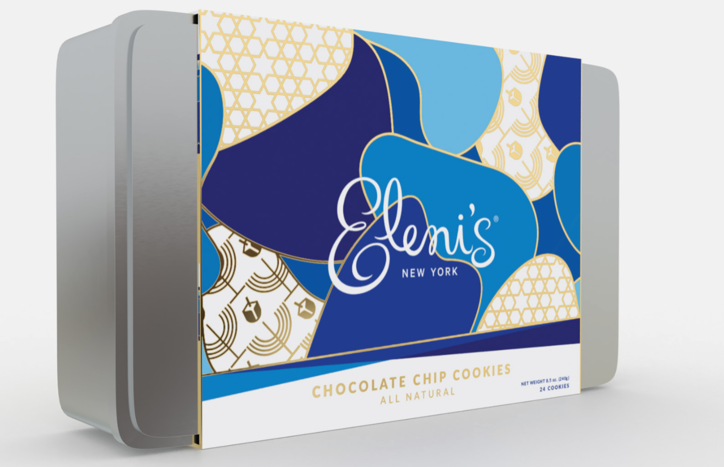 Hanukkah Chocolate Chip Tin Party Favor