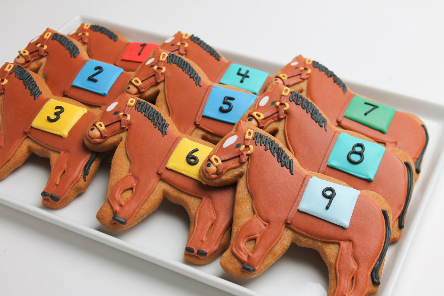 Image of horse racing cookies
