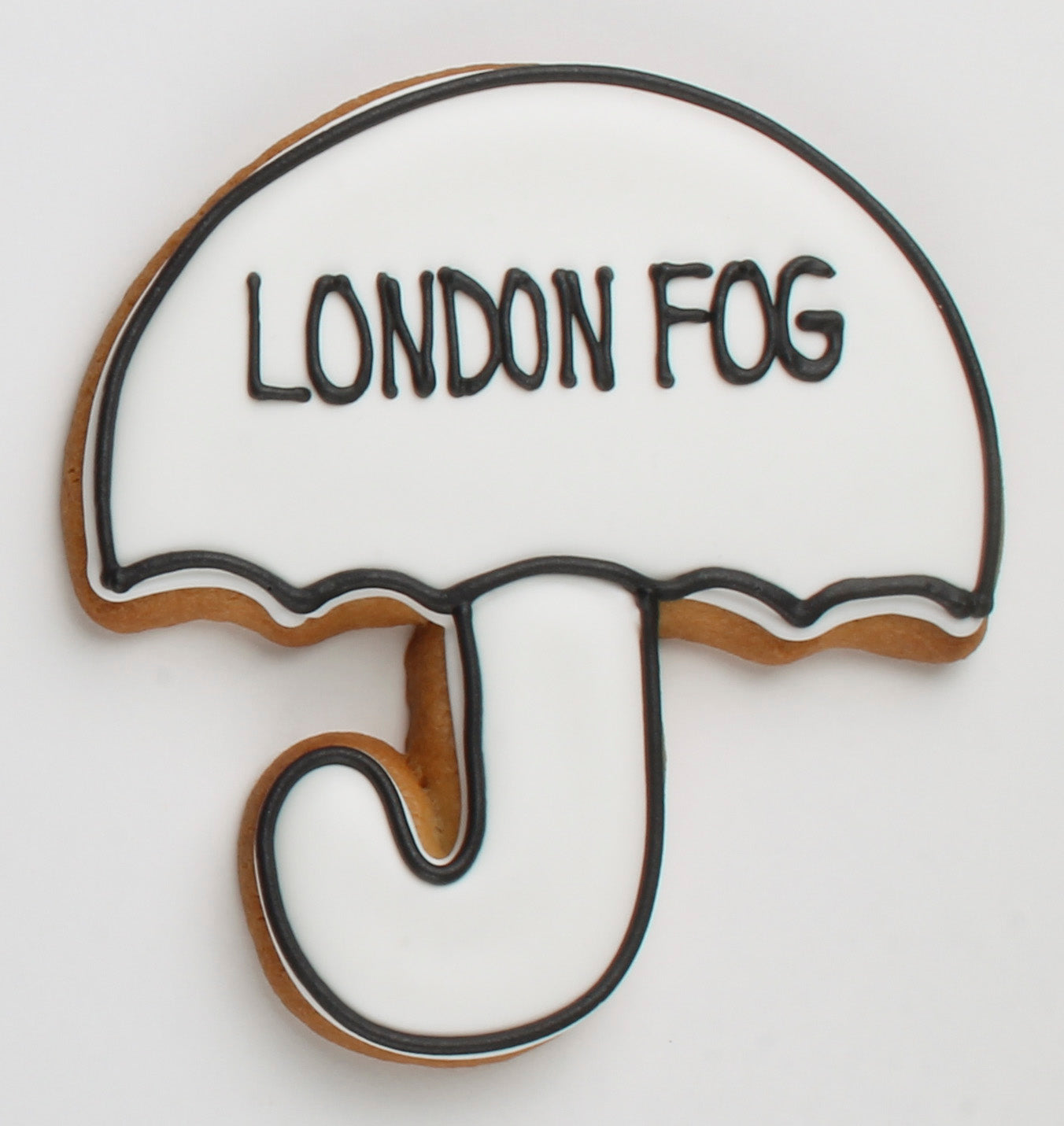 Custom London Fog Umbrella Party Favor Cookie