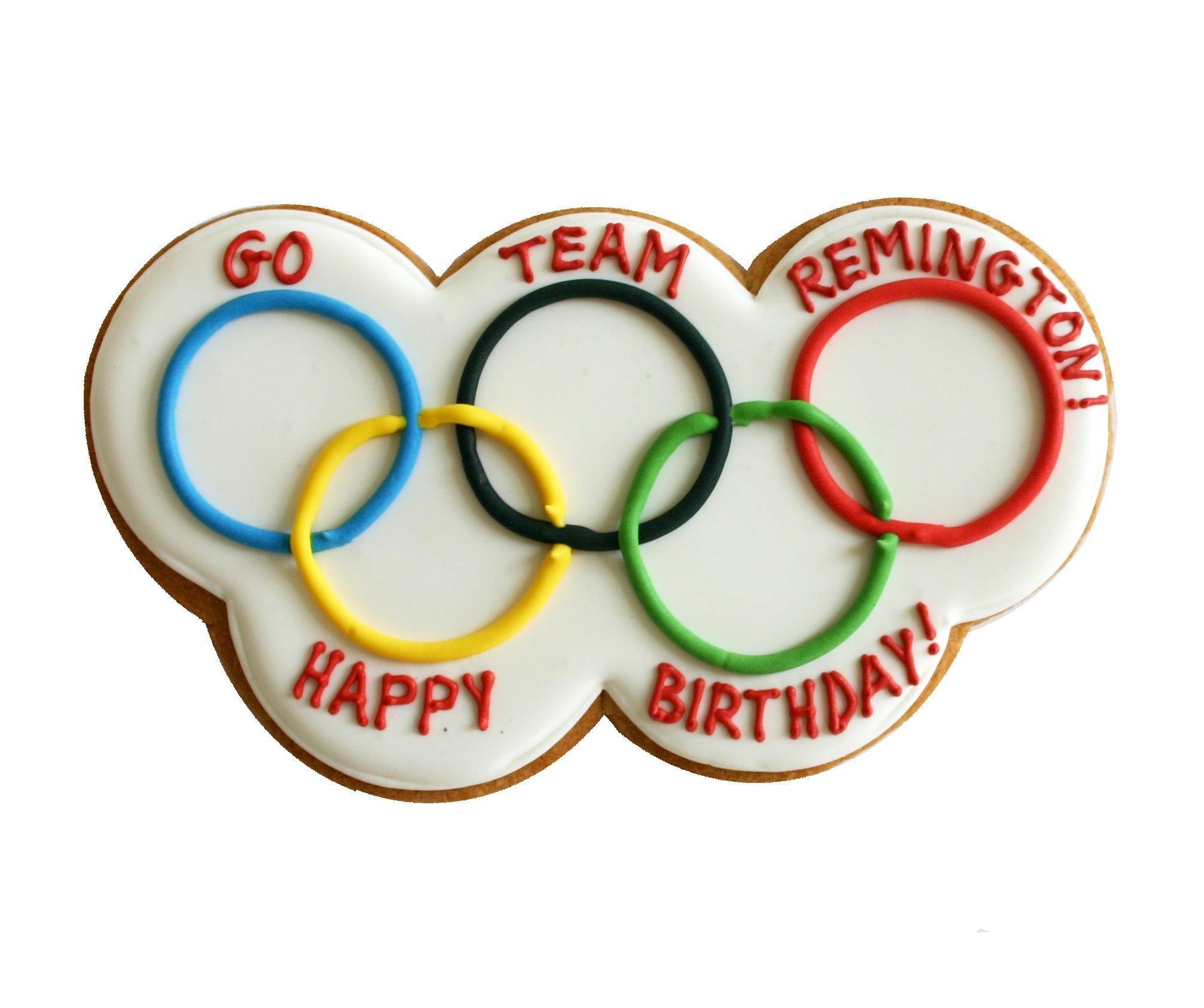 Custom Birthday Olympic Rings Party Favor