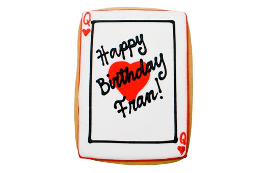 Playing Card Custom Cookie Party Favor