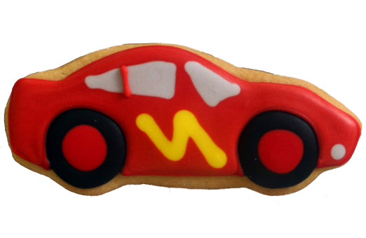 Custom Race car Party Favor Cookie 