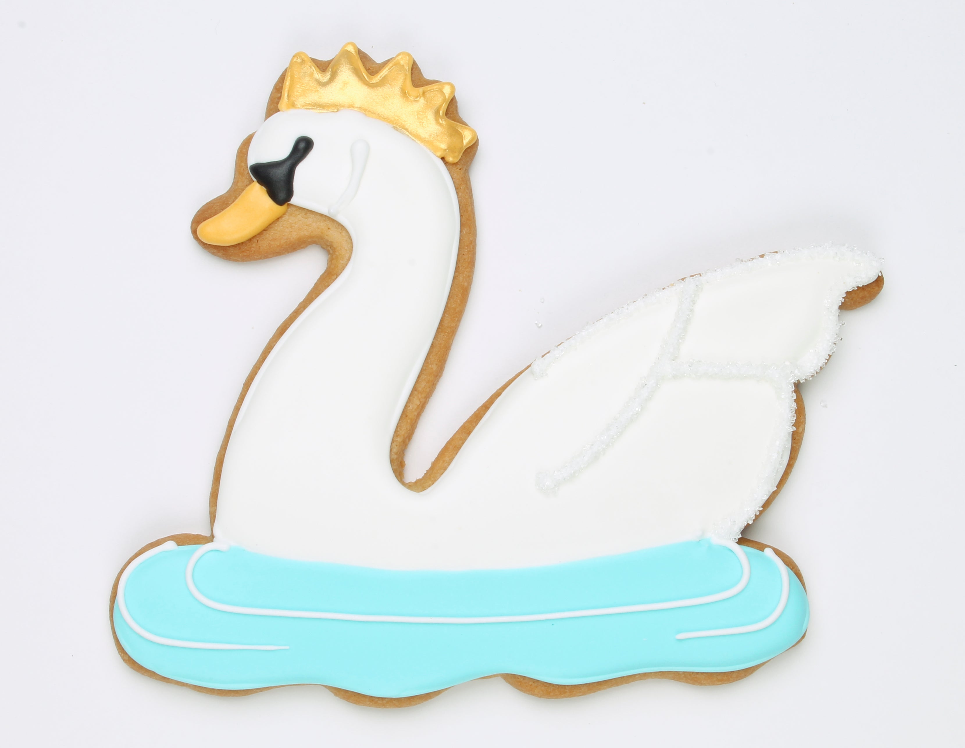 Image of royal swan cookie