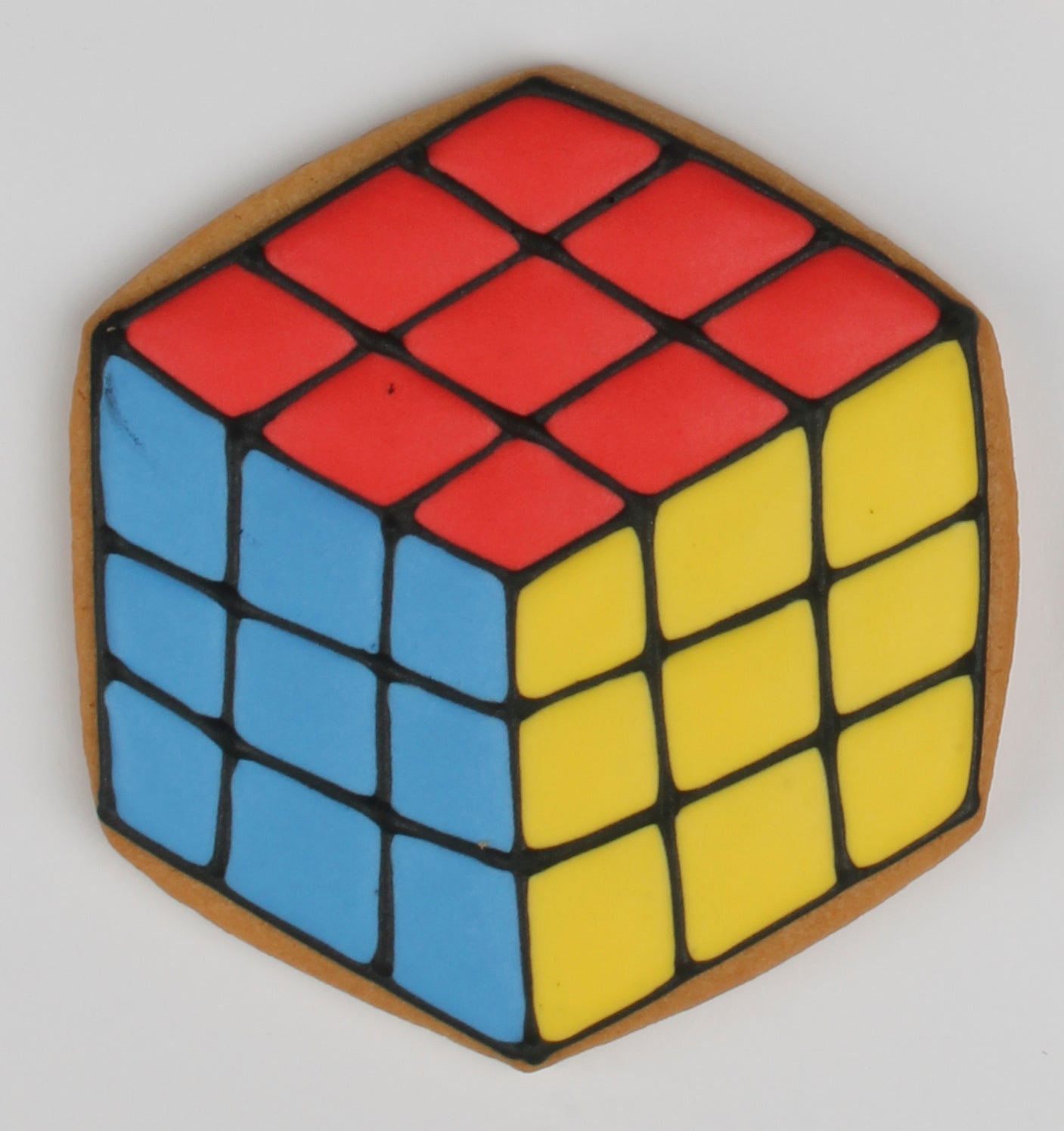 Rubiks Cube Custom Party Favor Cookie 