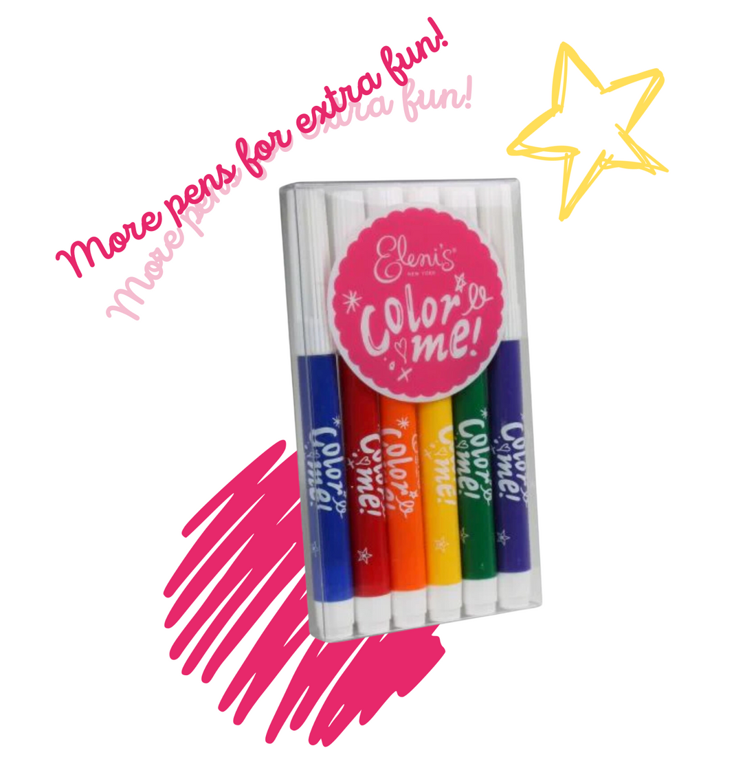 Color Me! Edible Ink Markers 6 Pack