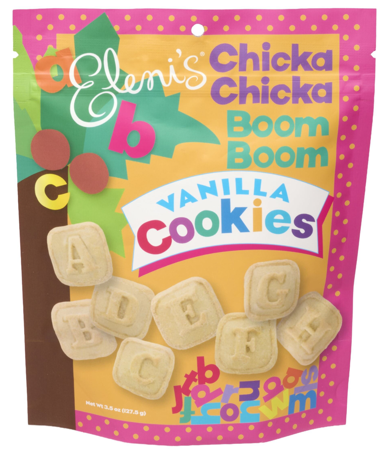 Chicka Chicka Boom Boom Alphabet Cookies Vanilla 6 Pack