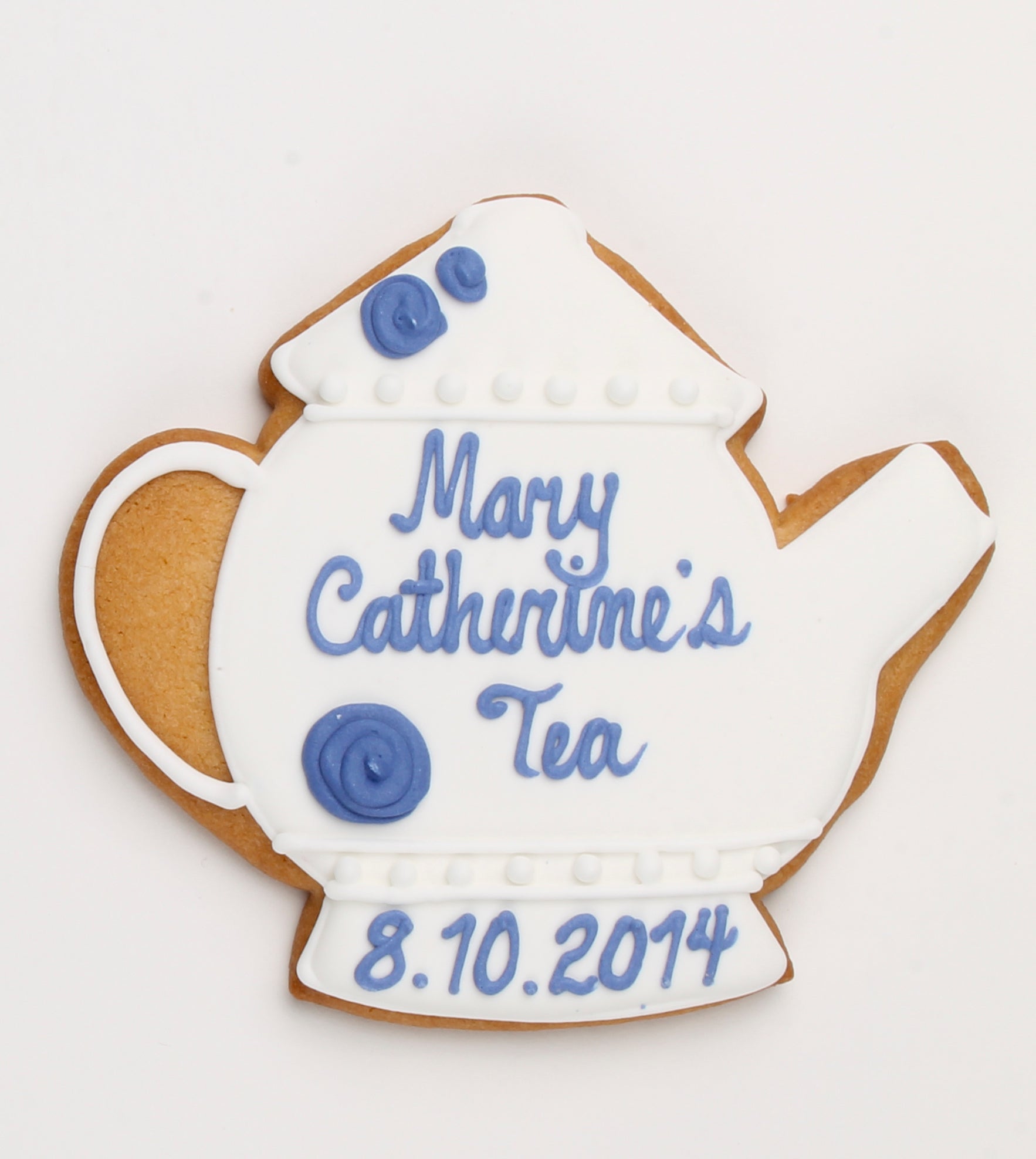 Custom Tea Pot Party Favor Cookie